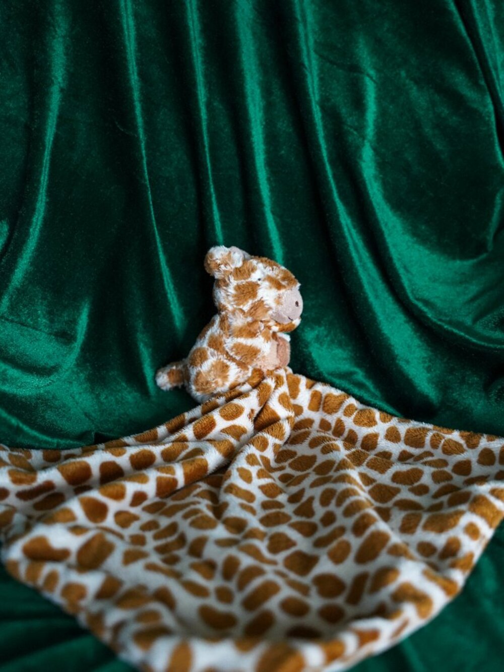 Jellycat Bashful Giraffe Soother Blanket Lovey Security Toy Stuffed Animal 20"
